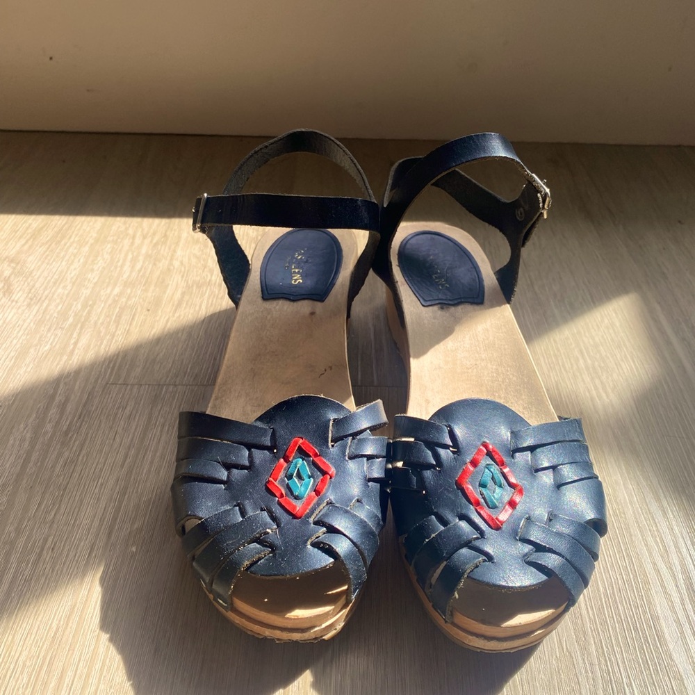 Swedish Hasbeens clog huaraches